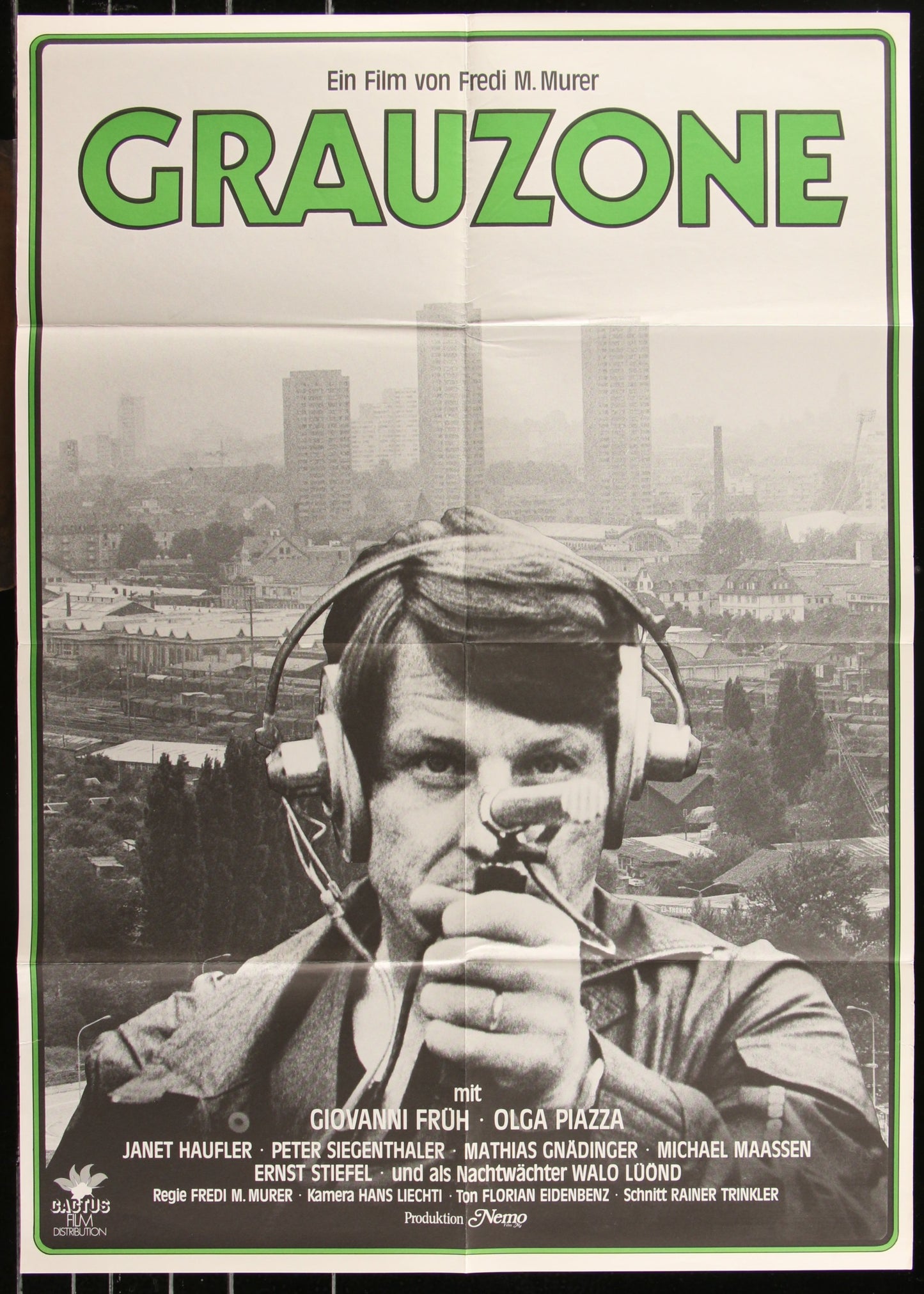 Grauzone (1979) Original German A1 Movie Poster