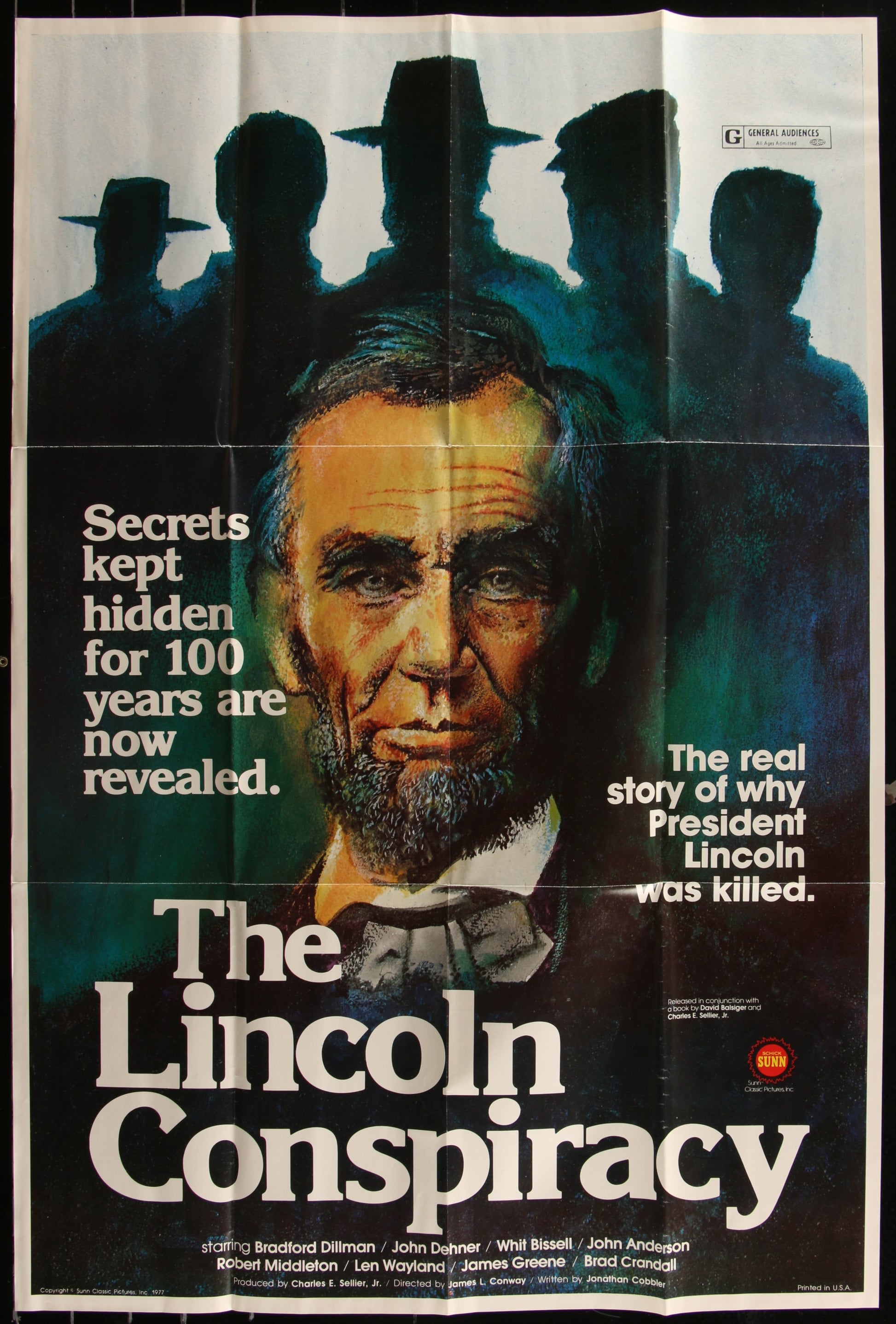 The Lincoln Conspiracy (1977) Original US One Sheet Movie Poster