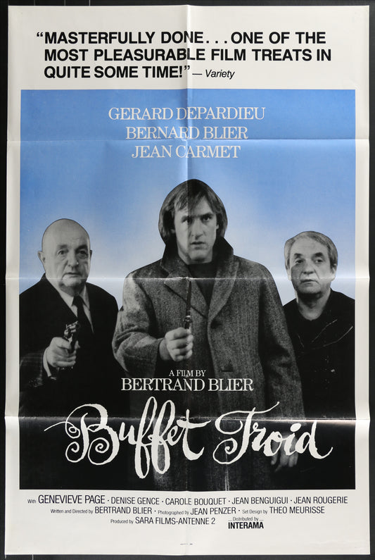 Buffet Froid (1979) Original US One Sheet Movie Poster