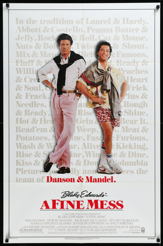 A Fine Mess (1986) Original US One Sheet Movie Poster