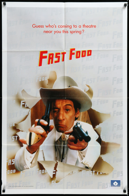 Fast Food (1989) Original US One Sheet Movie Poster