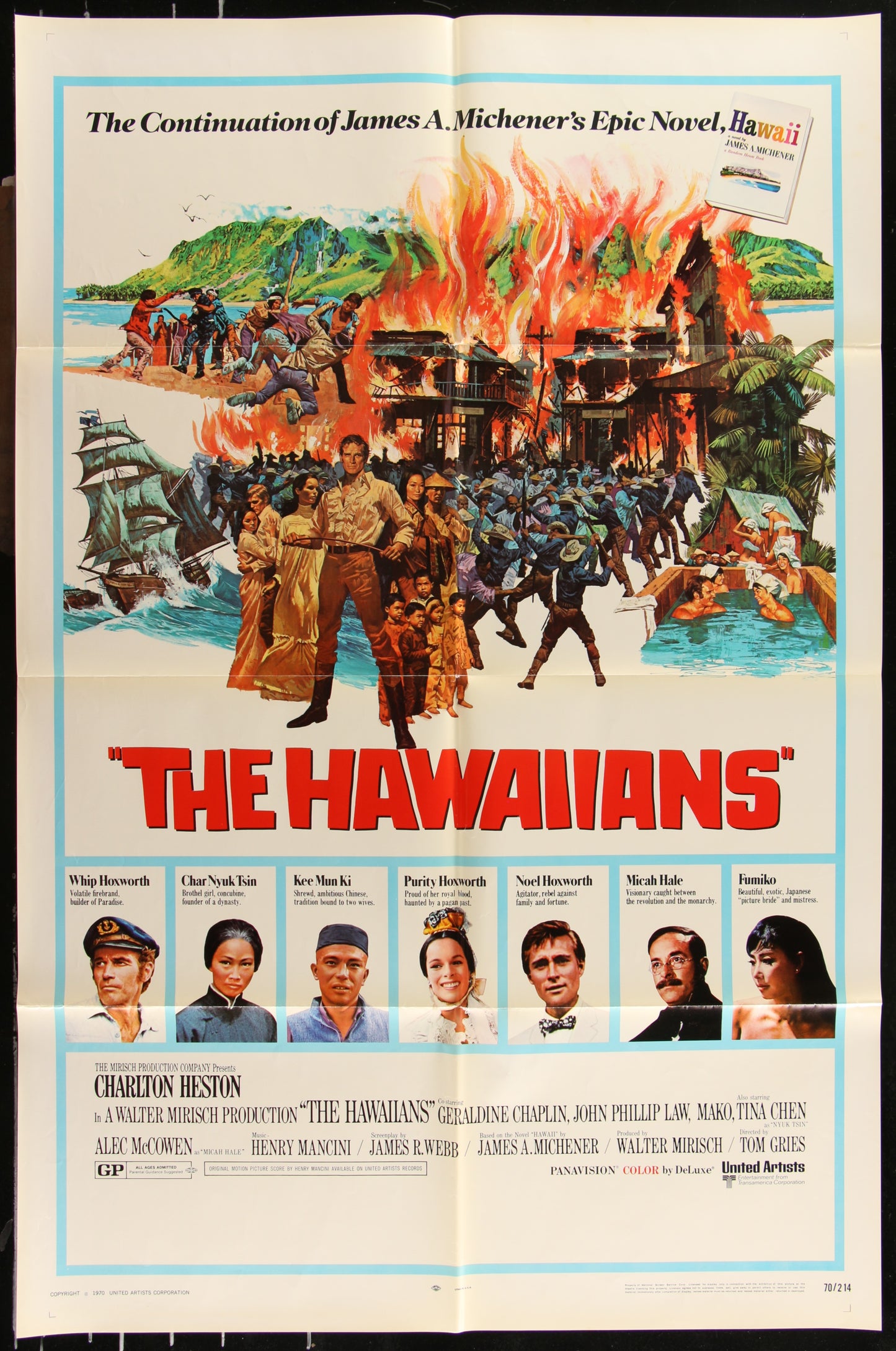 The Hawaiians (1970) Original US One Sheet Movie Poster