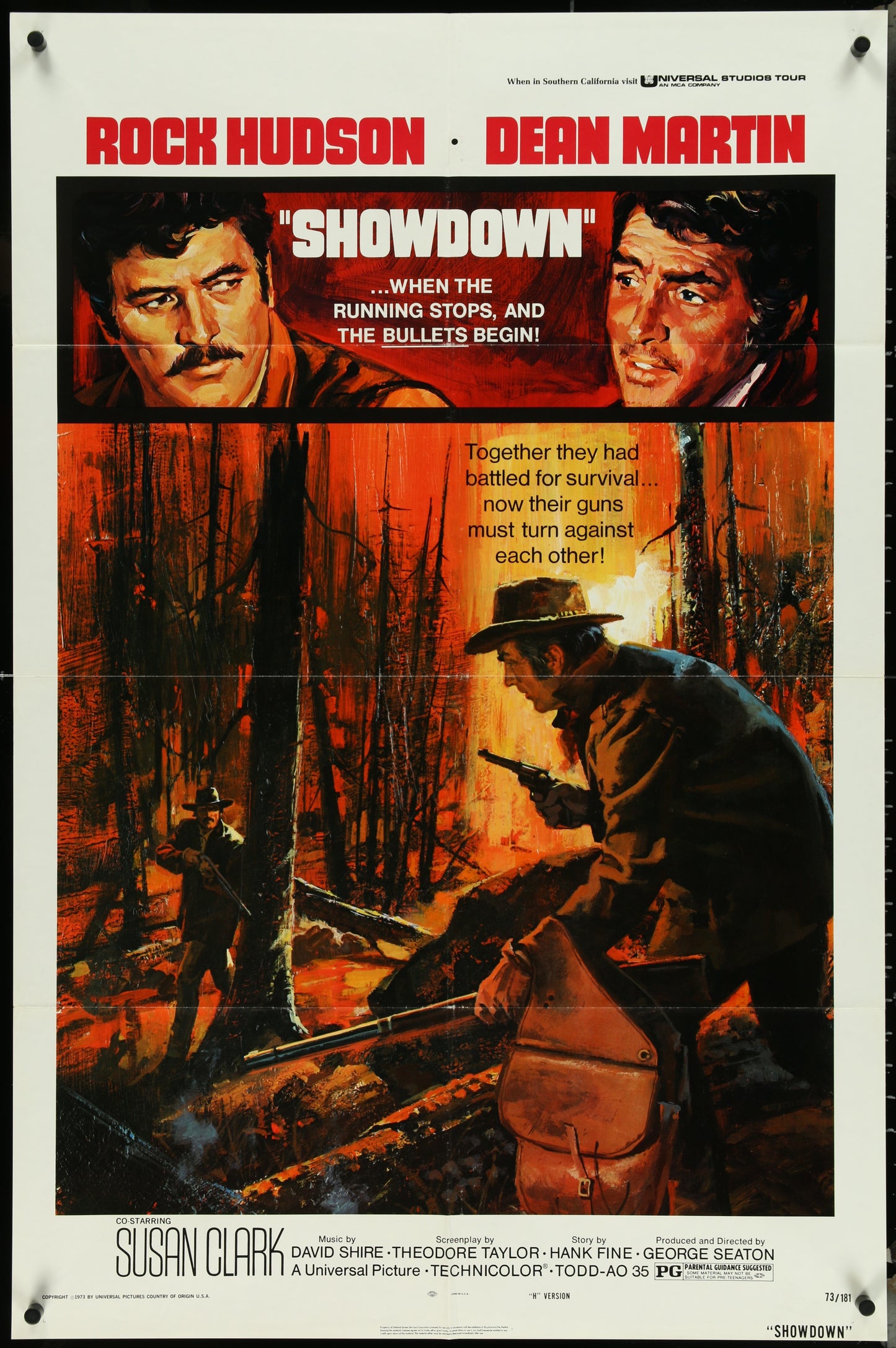 Showdown (1973) Original US One Sheet Movie Poster