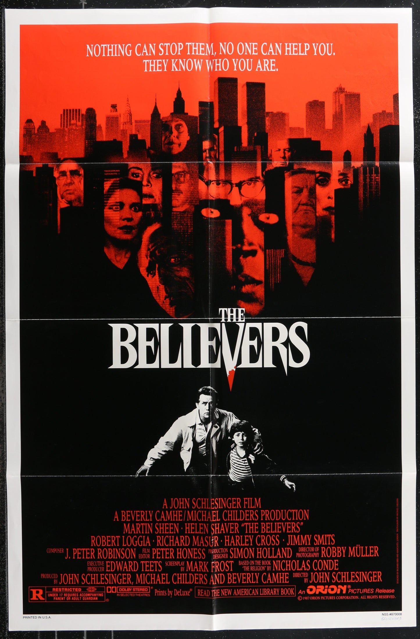 The Believers (1987) Original US One Sheet Movie Poster