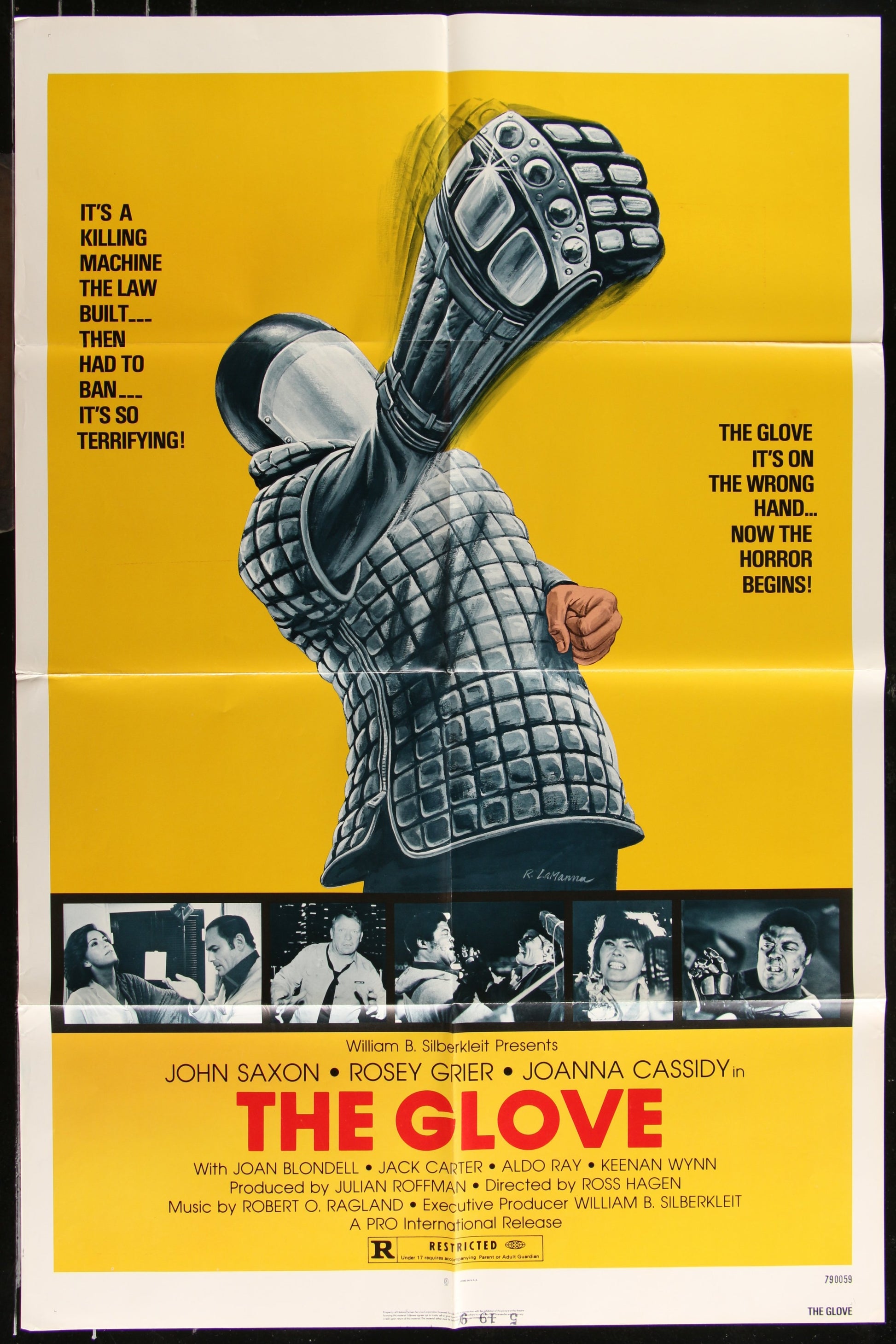 The Glove (1980) Original US One Sheet Movie Poster