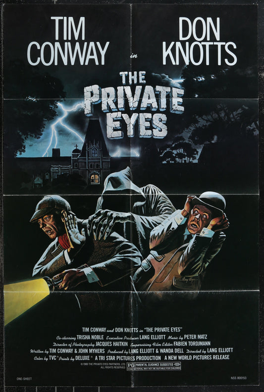 The Private Eyes (1980) Original US One Sheet Movie Poster