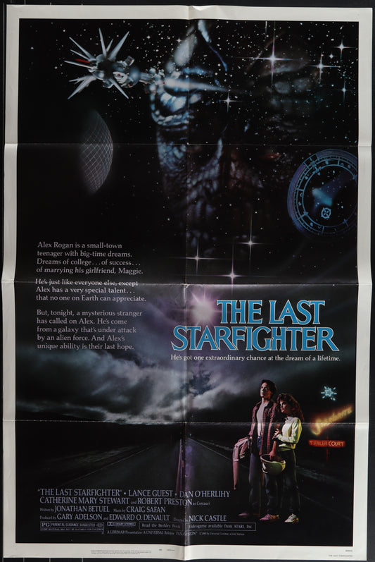 The Last Starfighter (1984) Original US One Sheet Movie Poster