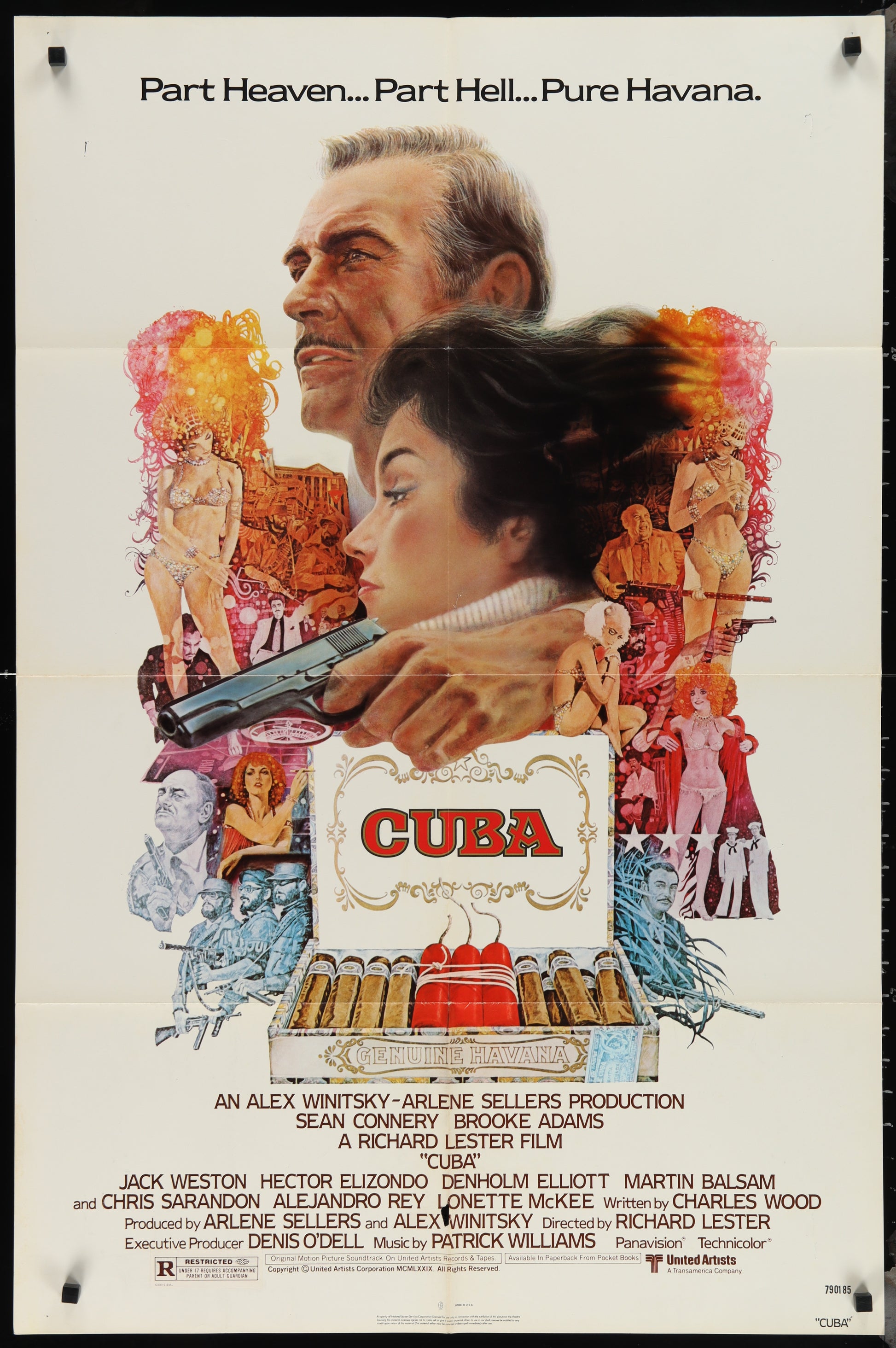 Cuba (1979) Original US One Sheet Movie Poster