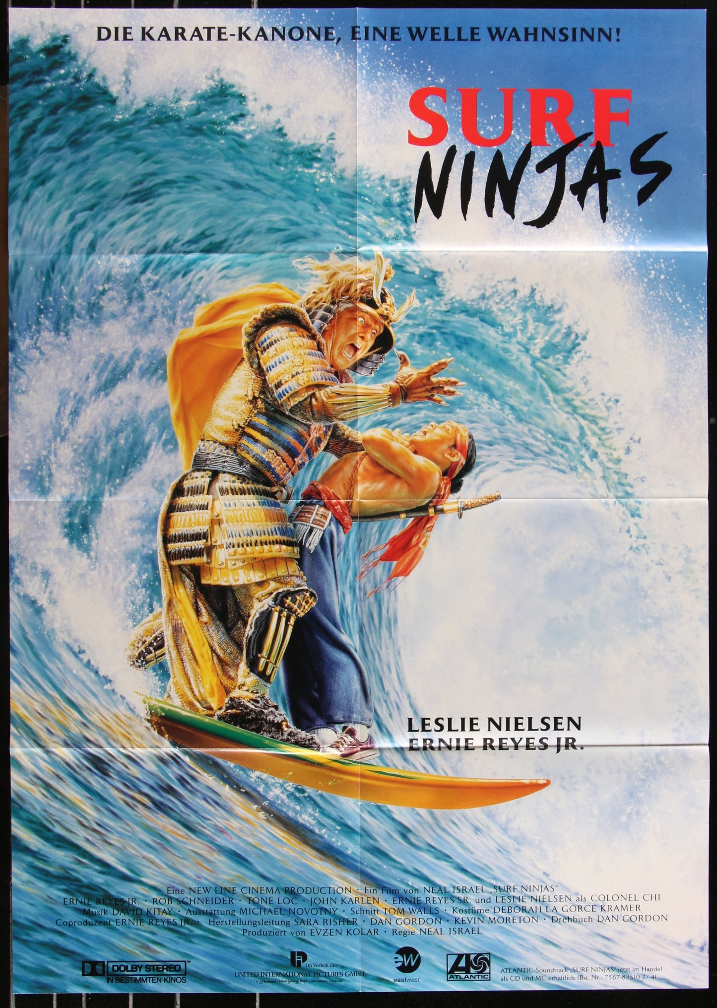 Surf Ninjas (1993) Original German A1 Movie Poster