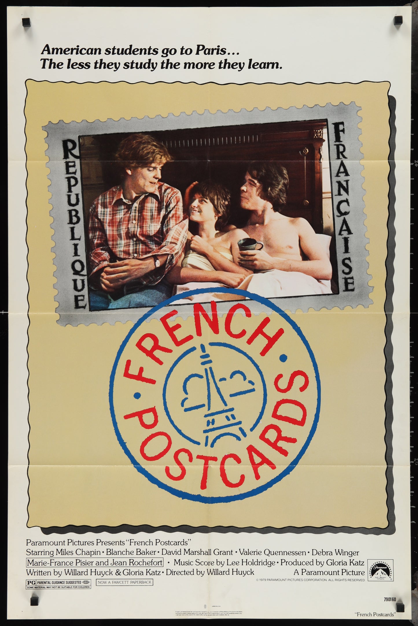 French Postcards (1979) Original US One Sheet Movie Poster