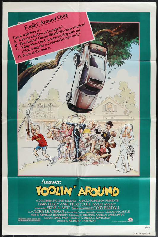 Foolin' Around (1980) Original US One Sheet Movie Poster