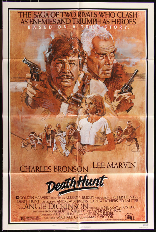 Death Hunt (1981) Original US One Sheet Movie Poster