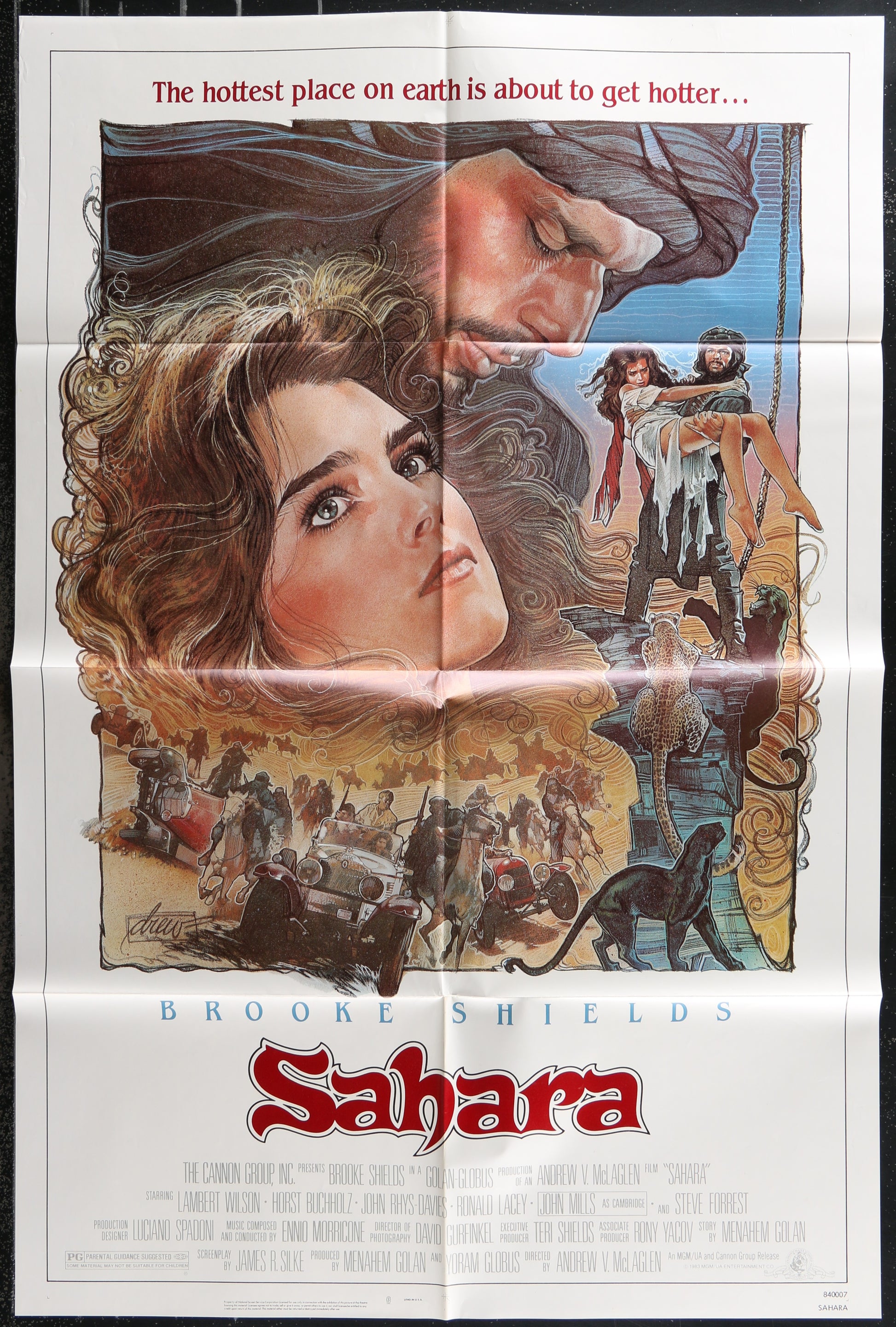 Sahara (1984) Original US One Sheet Movie Poster