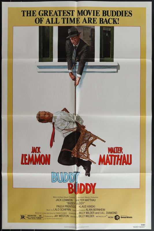 Buddy Buddy (1981) Original US One Sheet Movie Poster