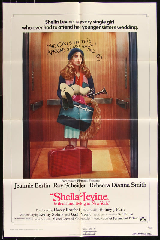 Sheila Levine Is Dead And Living In New York (1975) Original US One Sheet Movie Poster