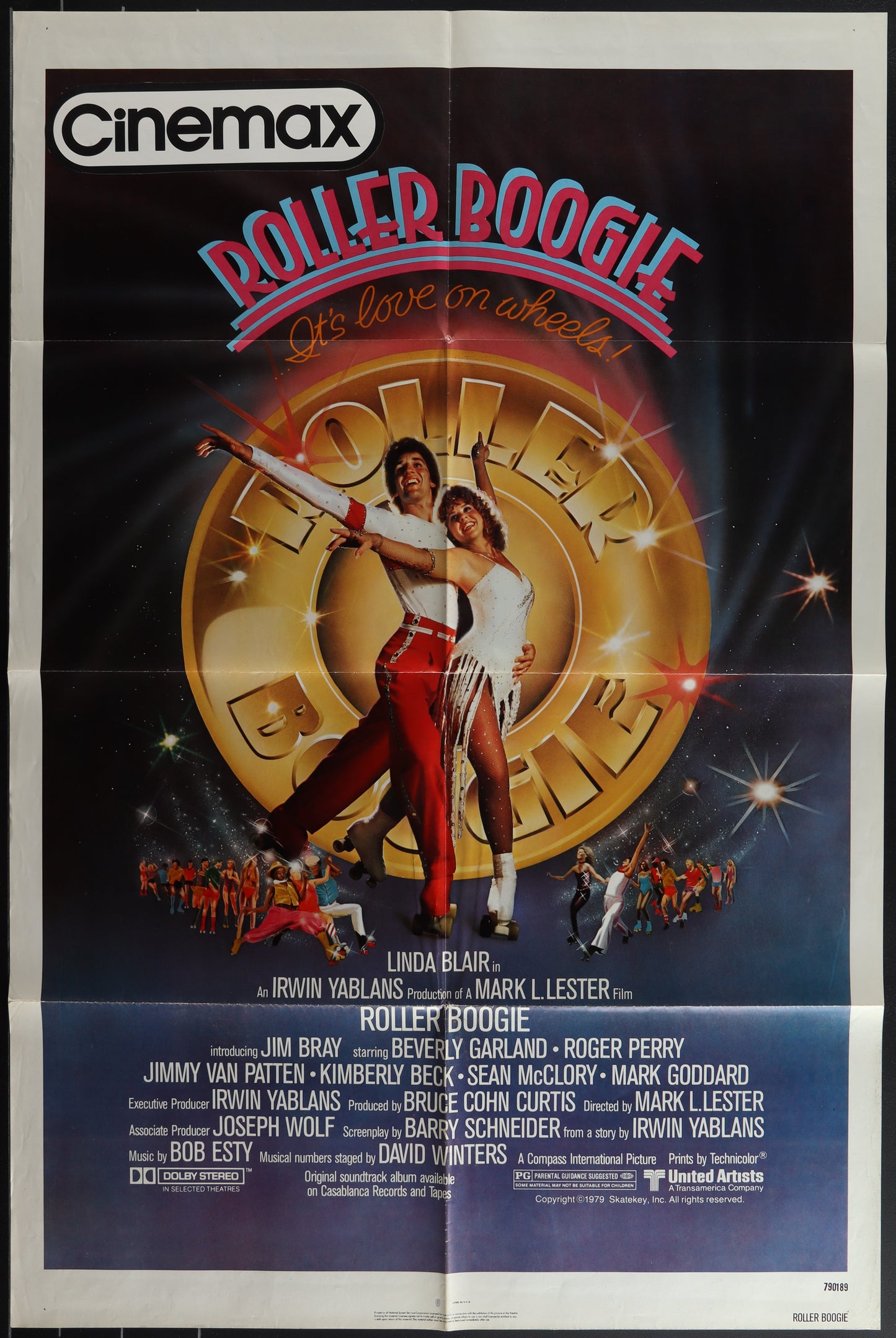 Roller Boogie (1979) Original US One Sheet Movie Poster