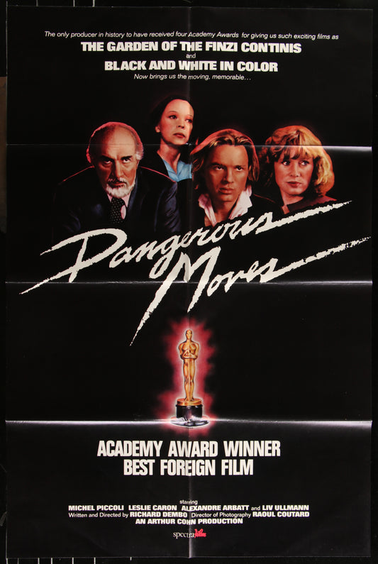 Dangerous Moves (1985) Original US One Sheet Movie Poster