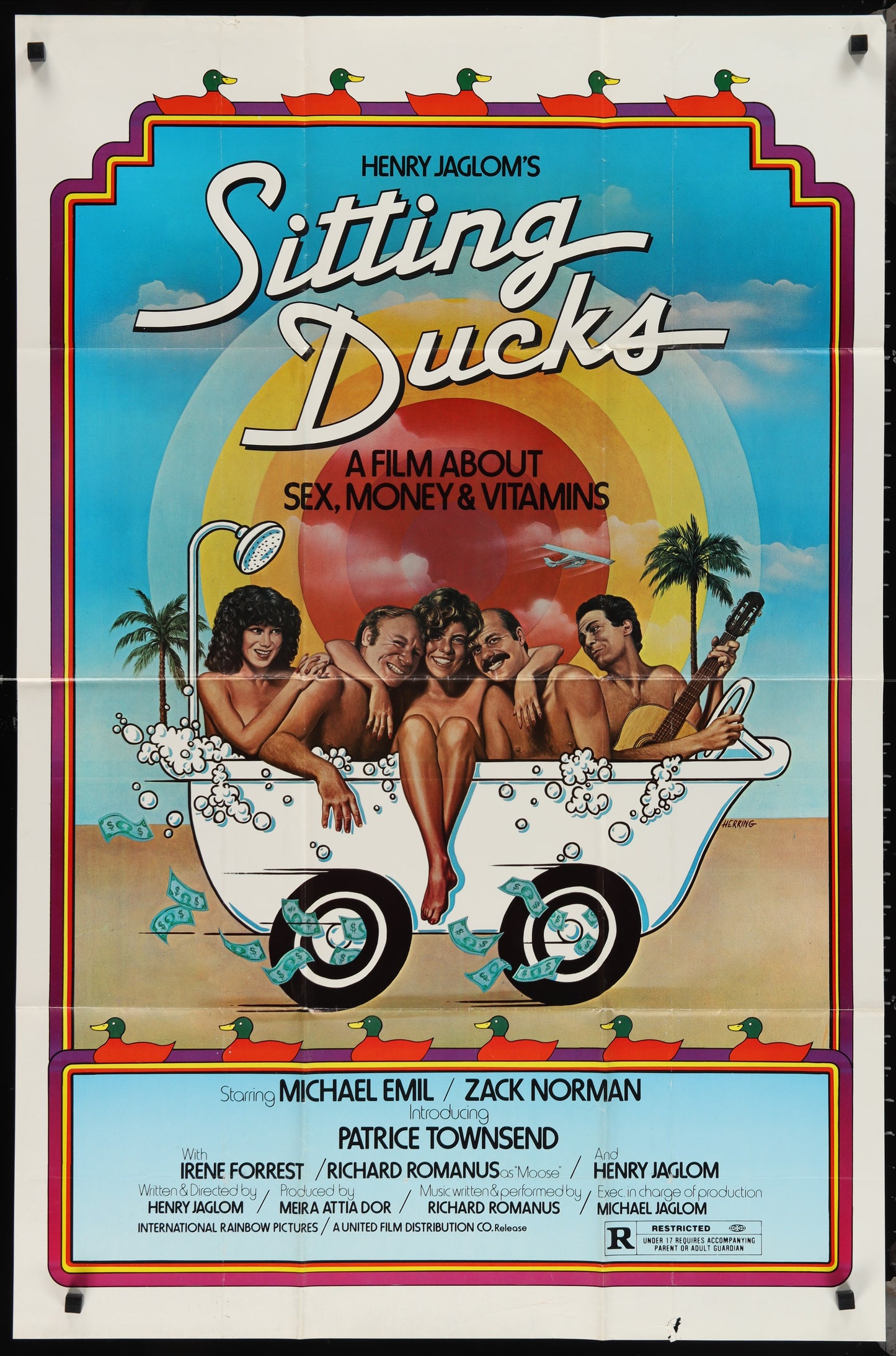 Sitting Ducks (1980) Original US One Sheet Movie Poster