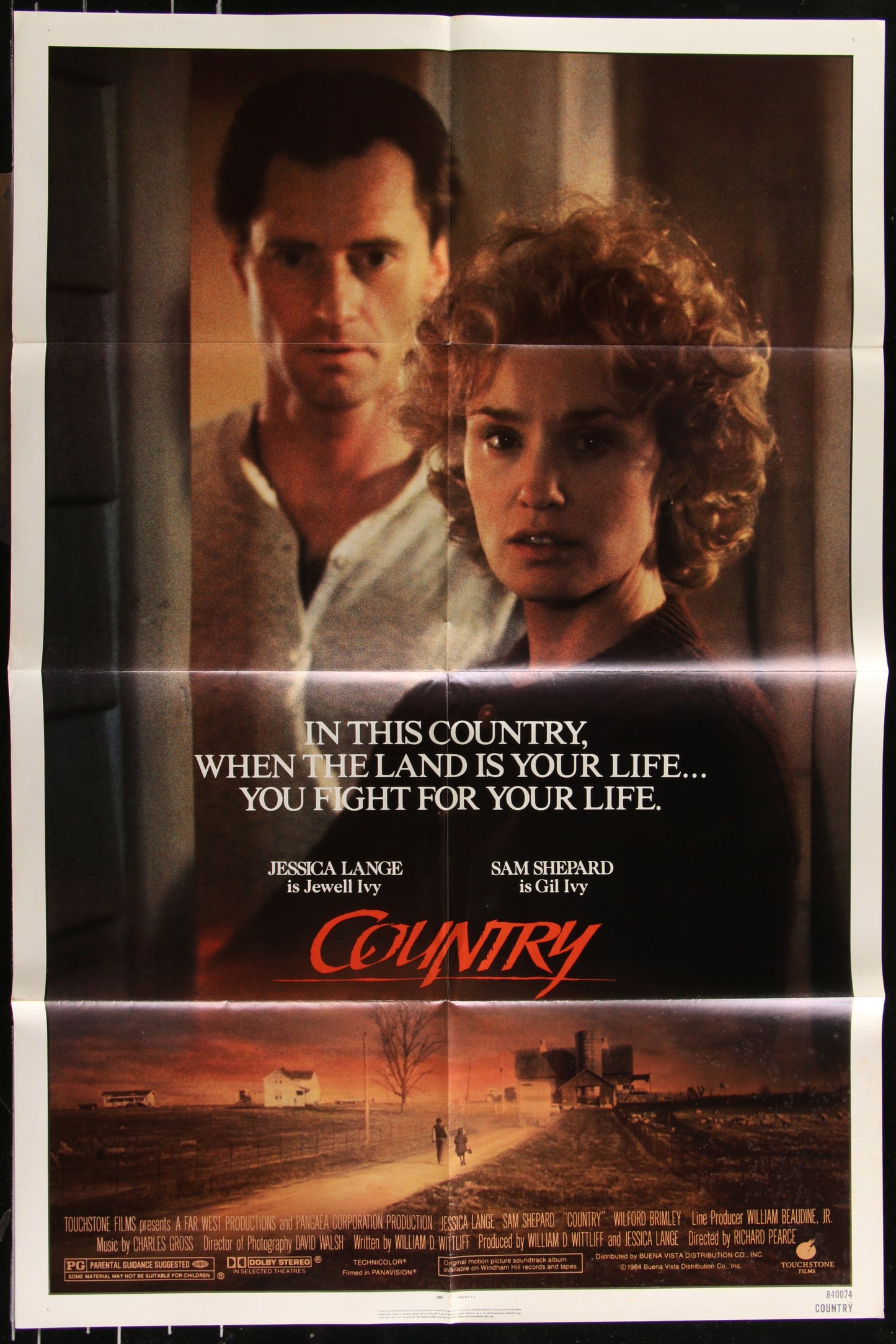 Country (1984) Original US One Sheet Movie Poster