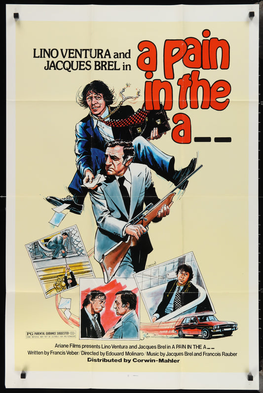 A Pain In The A__ (1973) Original US One Sheet Movie Poster