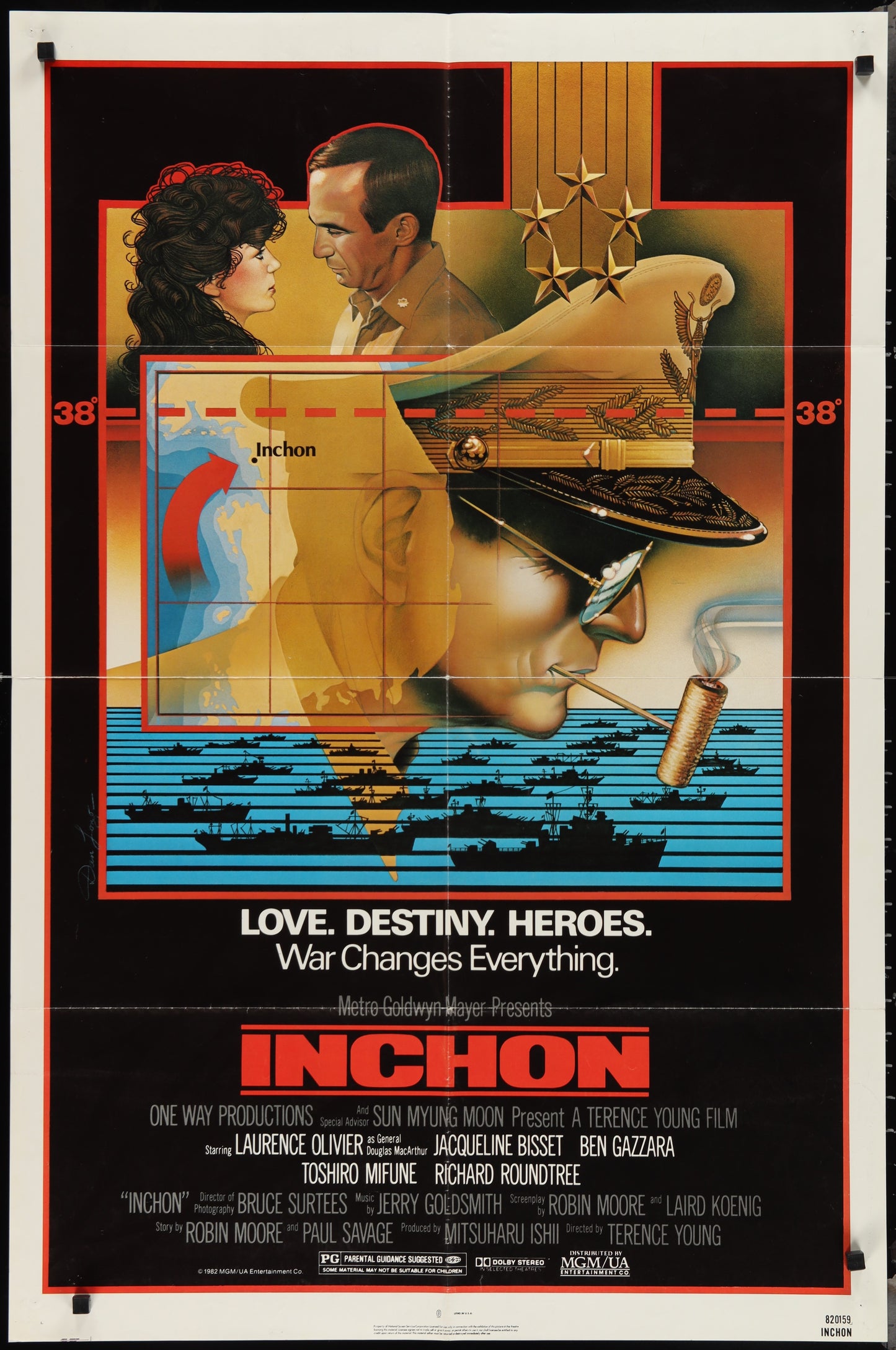 Inchon (1982) Original US One Sheet Movie Poster