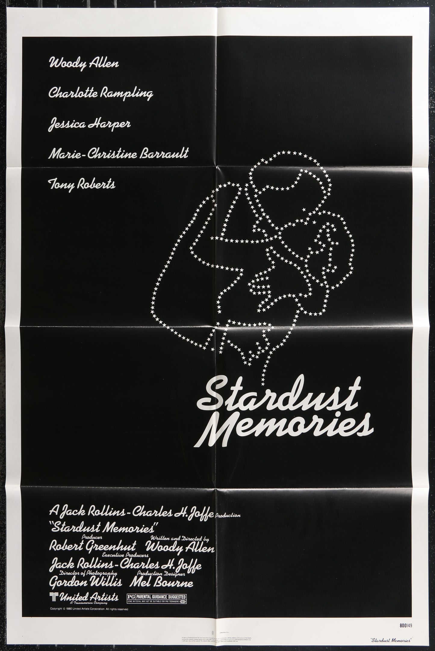 Stardust Memories (1980) Original US One Sheet Movie Poster