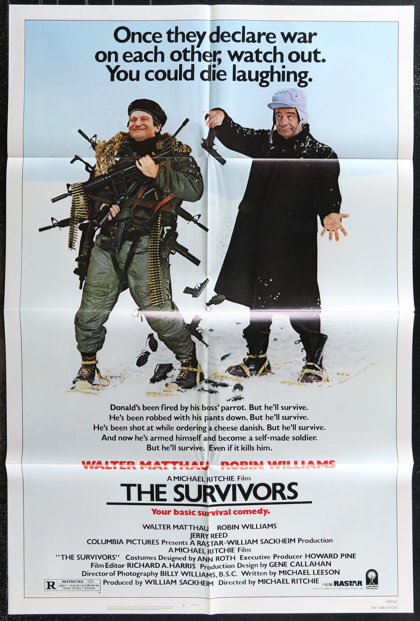 Survivors (1983) Original US One Sheet Movie Poster