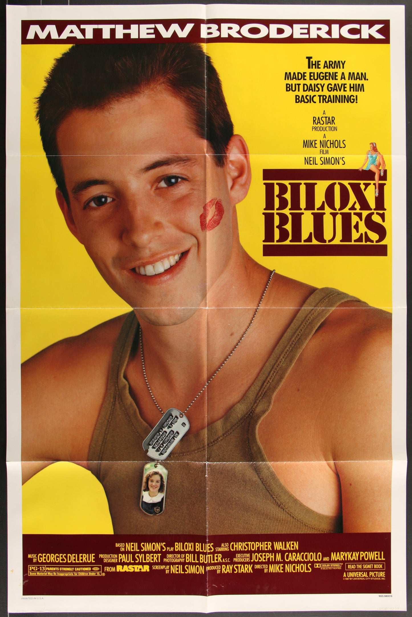 Biloxi Blues (1988) Original US One Sheet Movie Poster