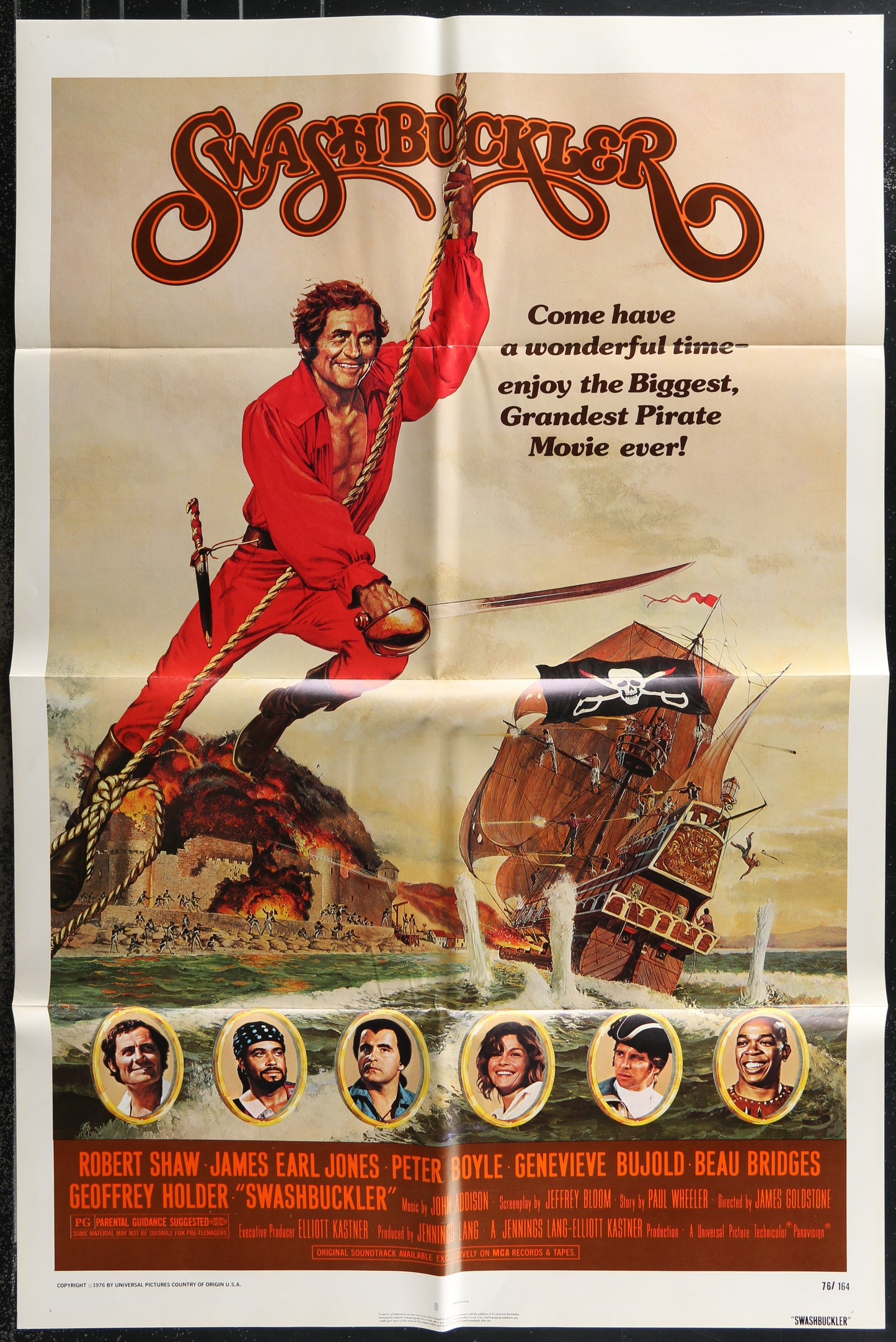 Swashbuckler (1976) Original US One Sheet Movie Poster