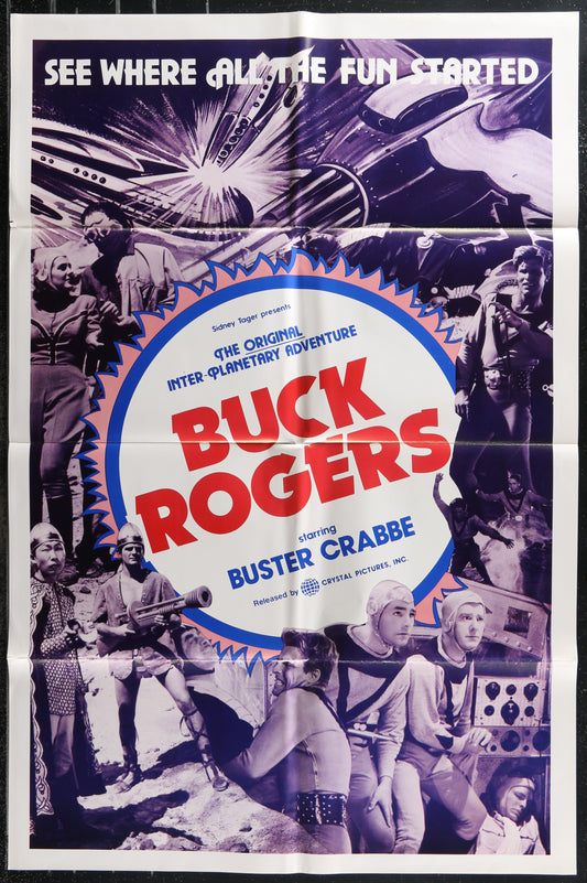 Buck Rogers (1966 RR) Original US One Sheet Movie Poster