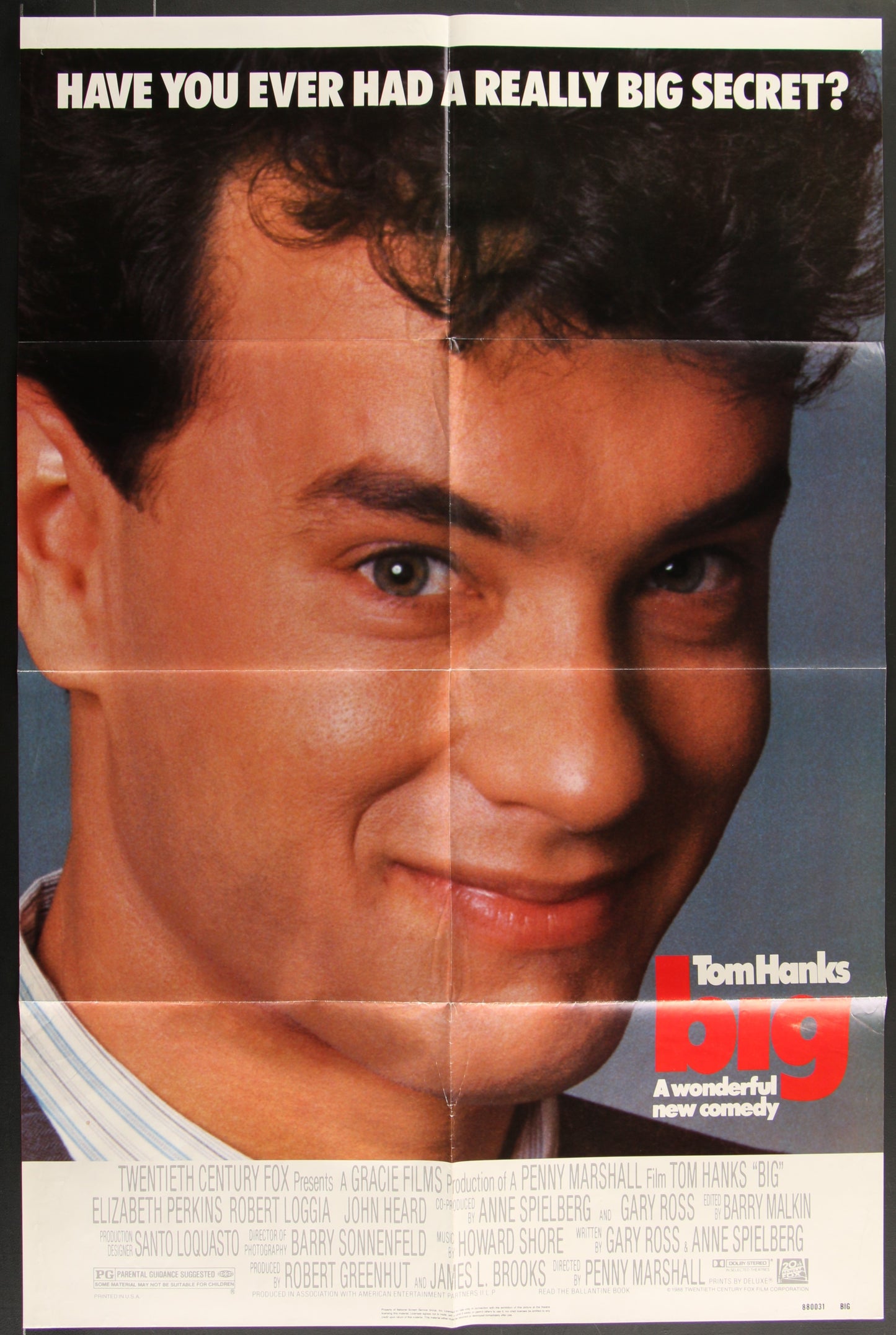 Big (1988) Original US One Sheet Movie Poster