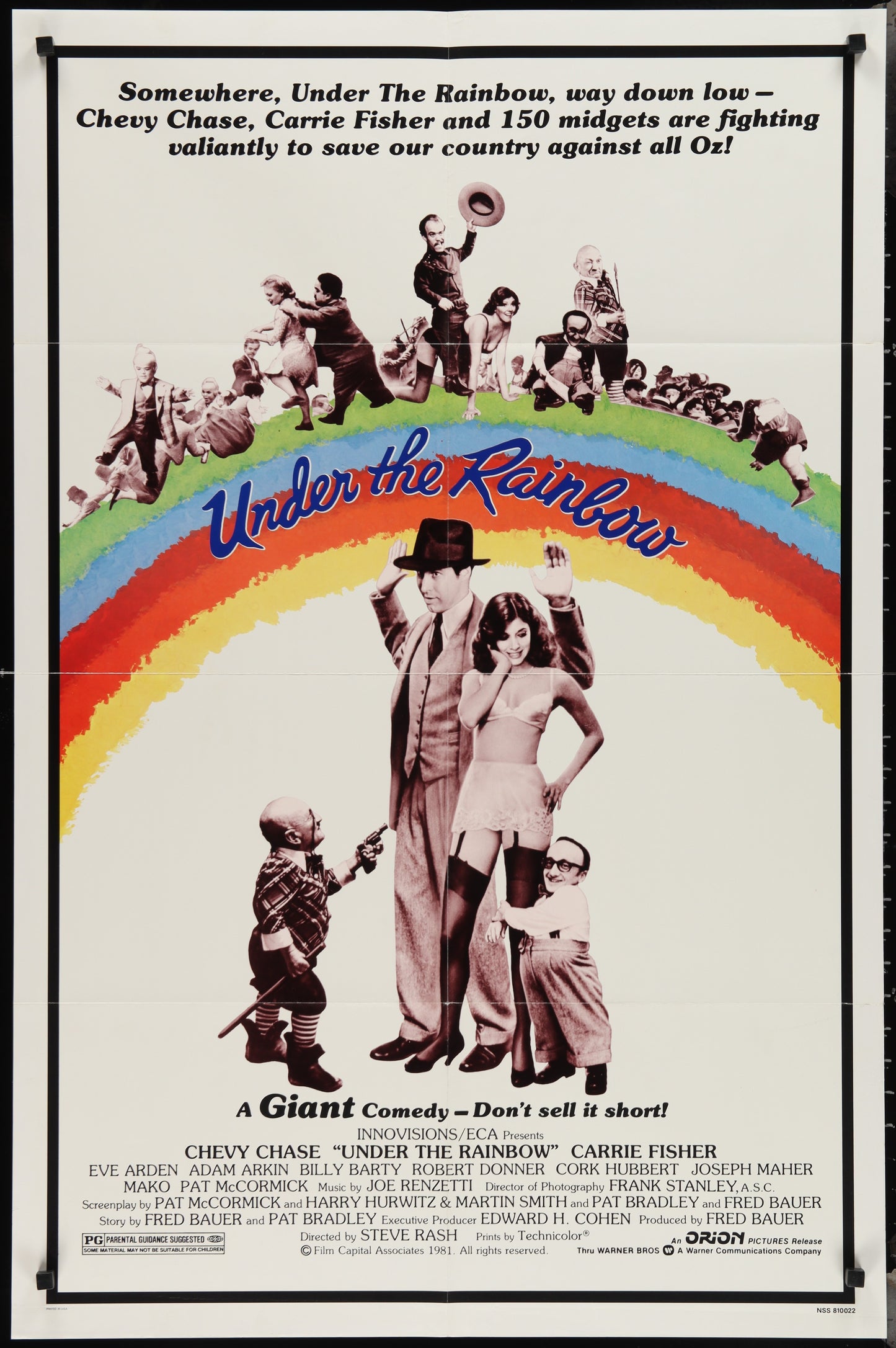 Under The Rainbow (1981) Original US One Sheet Movie Poster