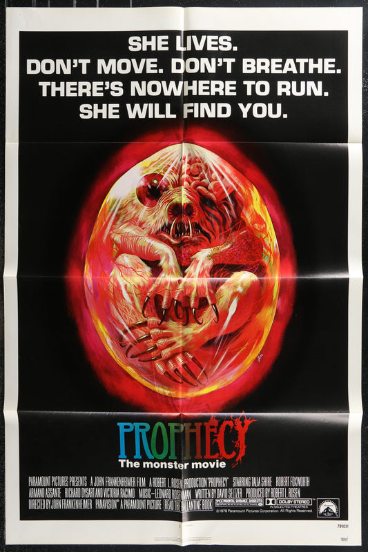 Prophecy (1979) Original US One Sheet Movie Poster