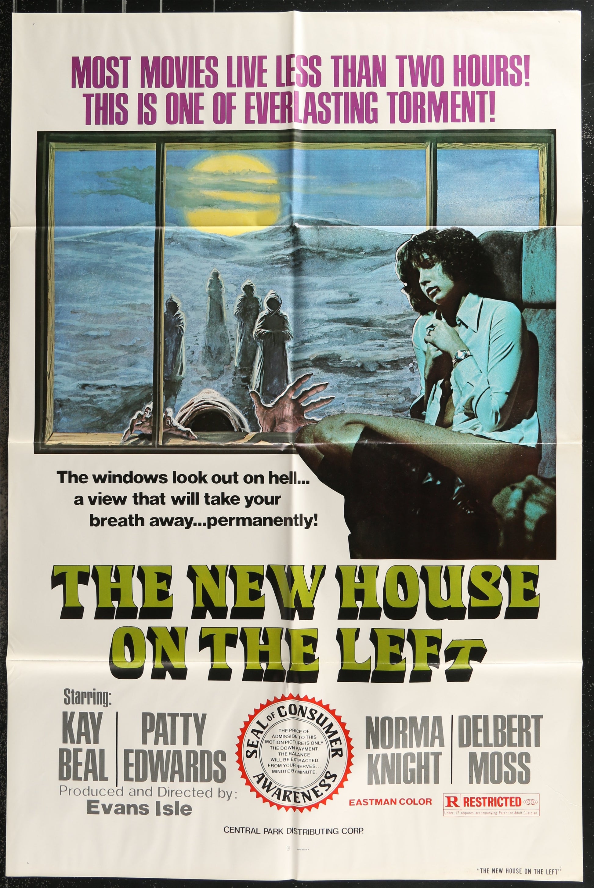 The New House On The Left (1975) Original US One Sheet Movie Poster