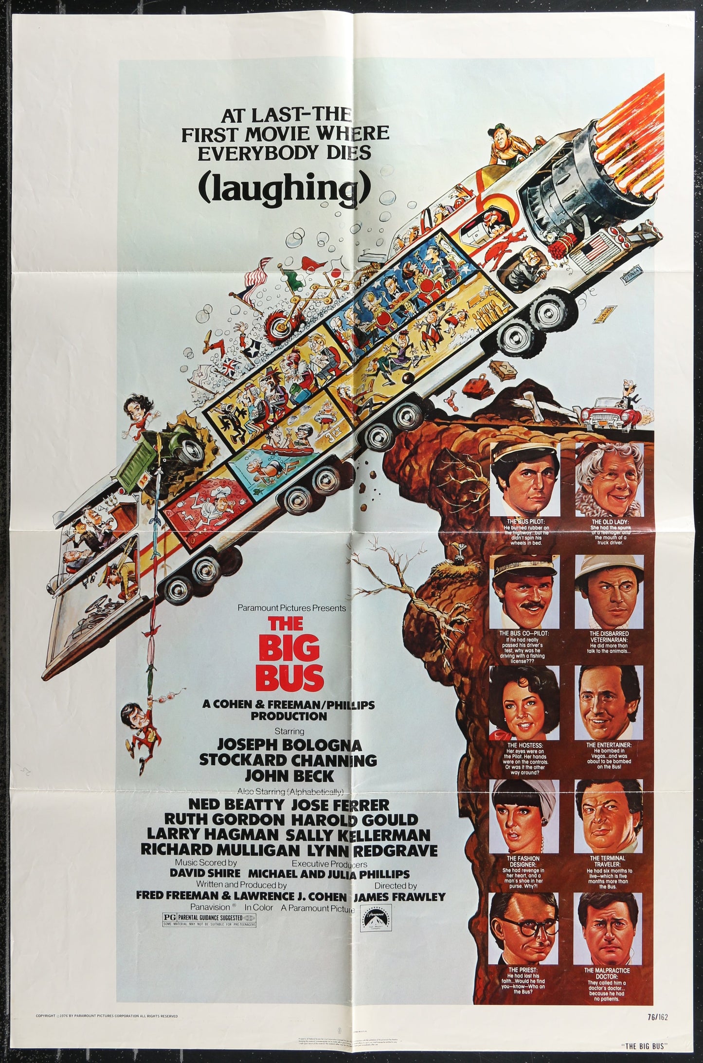 The Big Bus (1976) Original US One Sheet Movie Poster