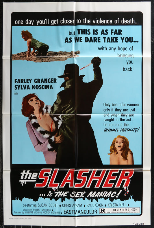 The Slasher (1974) Original US One Sheet Movie Poster