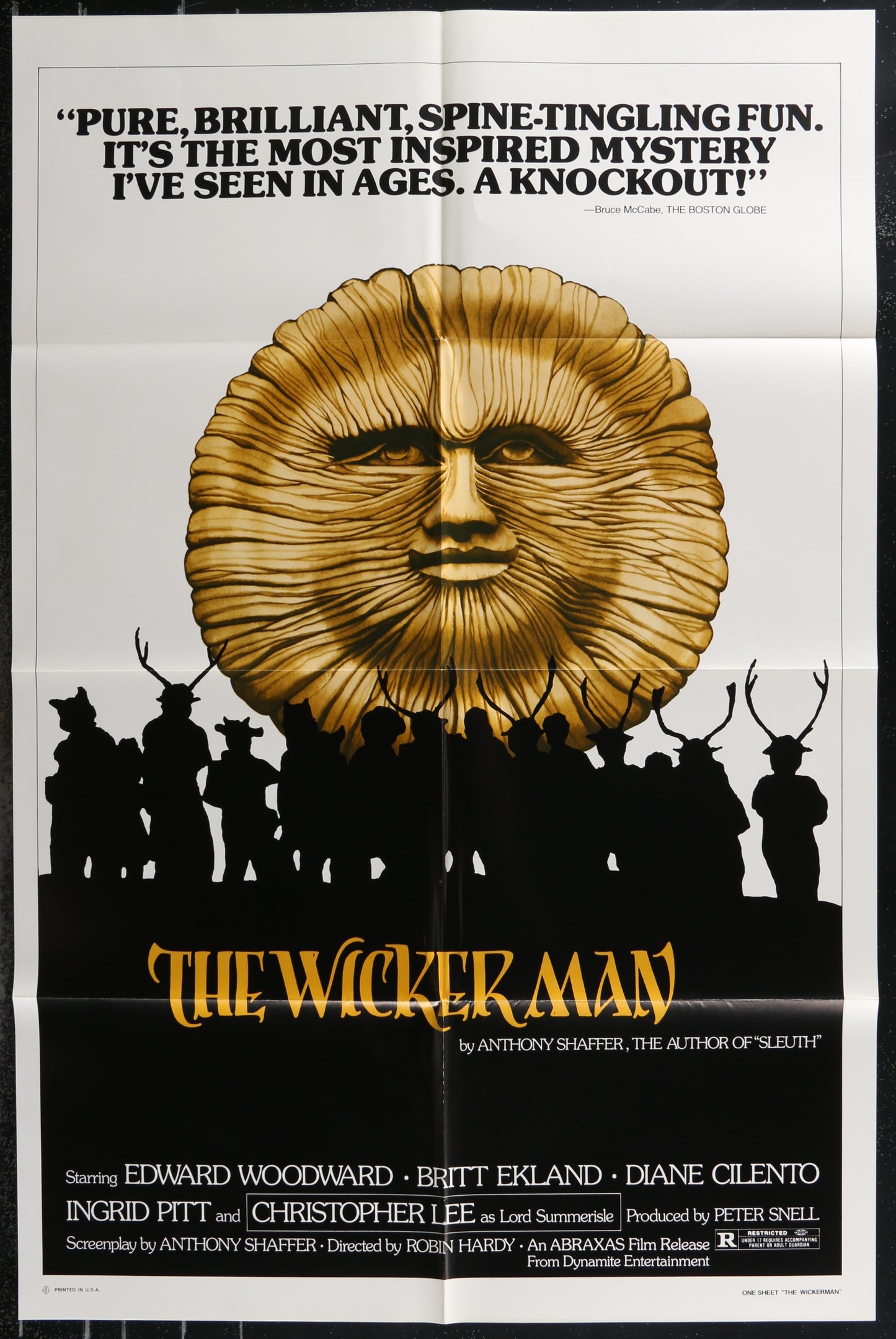 The Wicker Man (1980 RR) Original US One Sheet Movie Poster