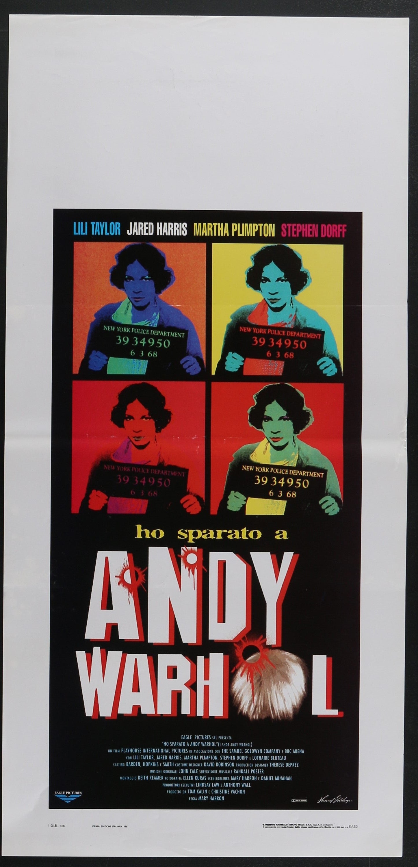 I Shot Andy Warhol (1996) Original Italian Locandina Movie Poster
