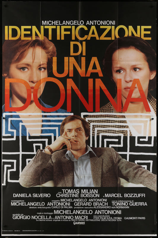 Identification of a Woman (1982) Original Italian Two-Panel Movie Poster 55 x 78