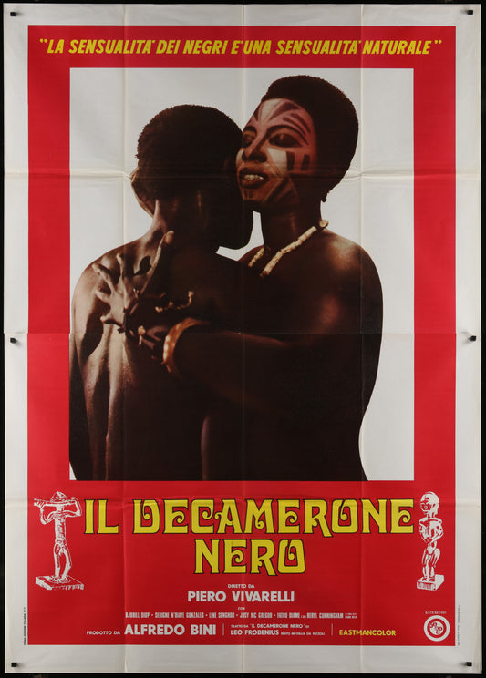 Il Decamerone Nero (1972) Original Italian 4-Fogli Movie Poster
