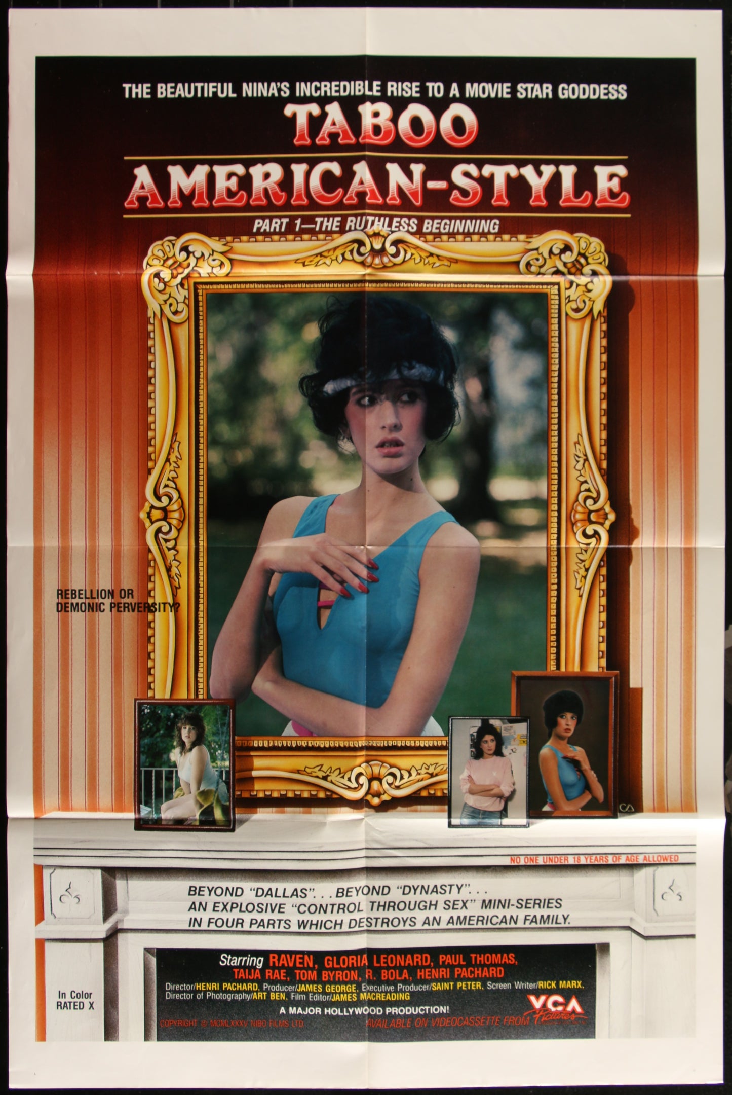 Taboo American Style Part 1 (1985) Original US One Sheet Movie Poster