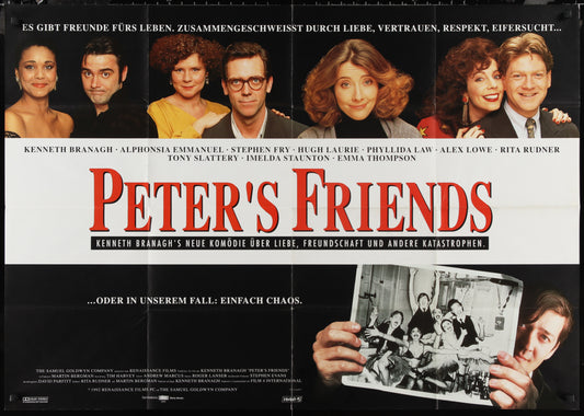 Peter's Friends (1992) Original German A0 Movie Poster