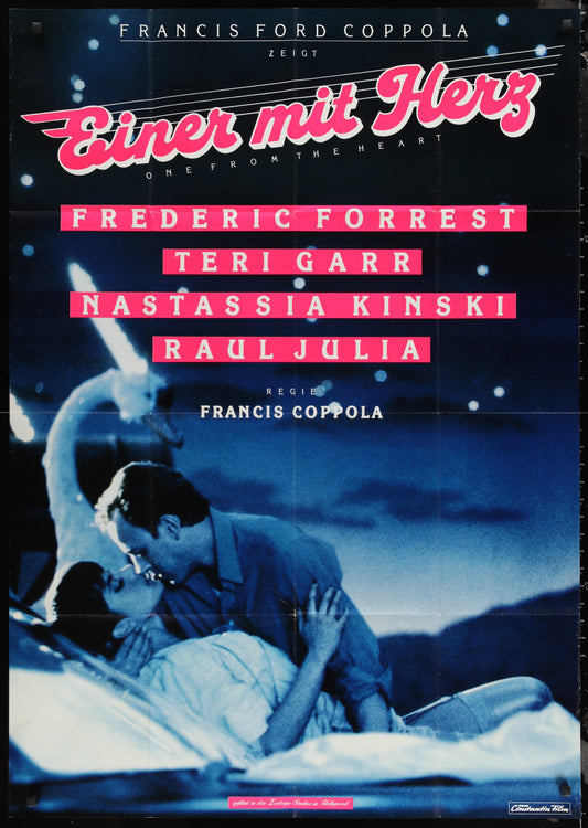 One From The Heart (1982) Original German A0 Movie Poster