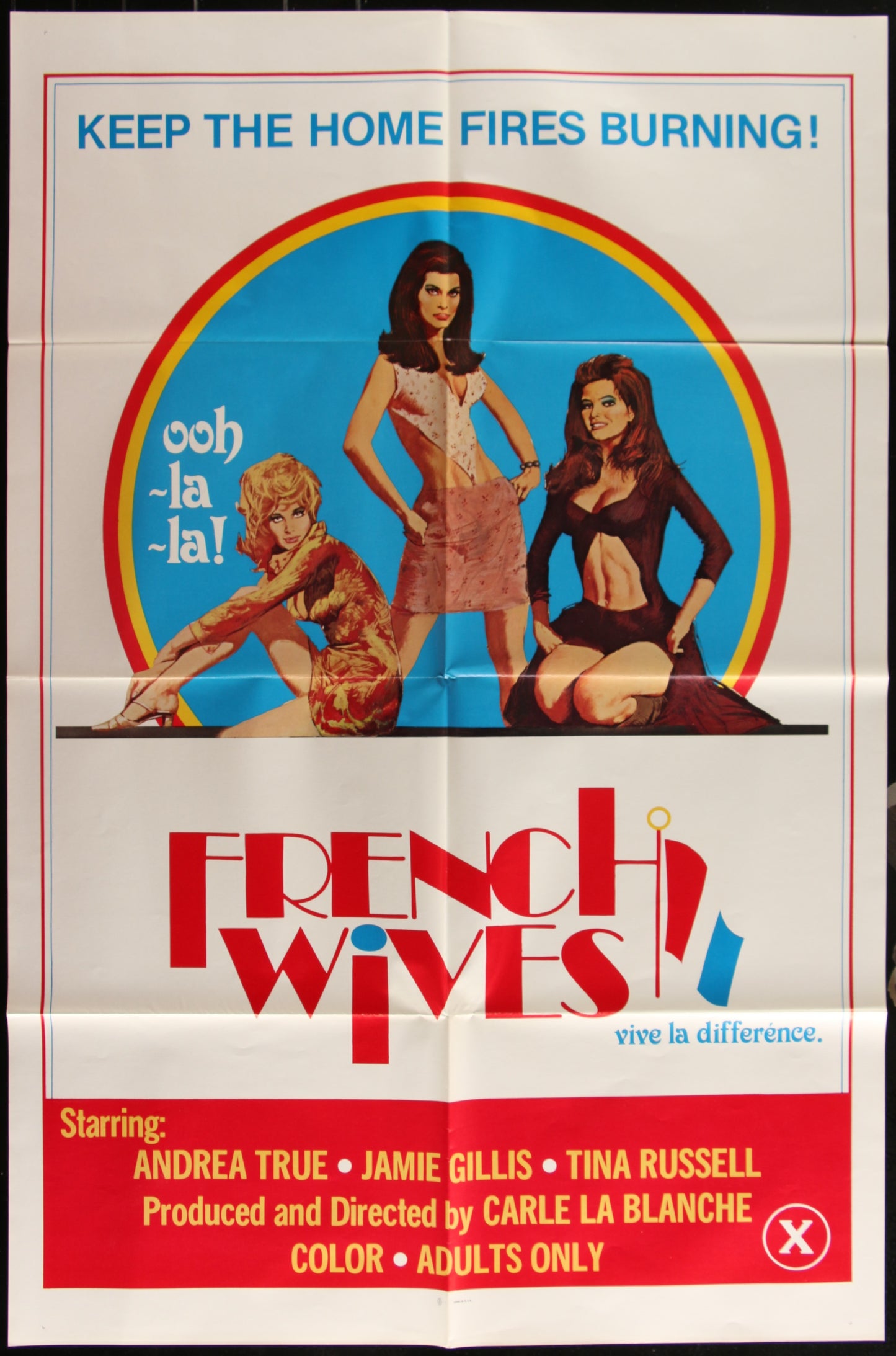 French Wives (1970) Original US One Sheet Movie Poster