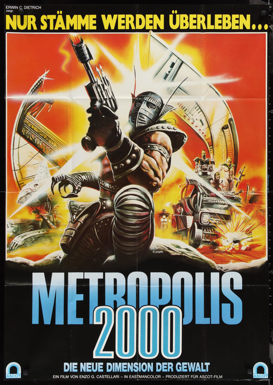 Metropolis 2000 (1983) Original German A0 Movie Poster