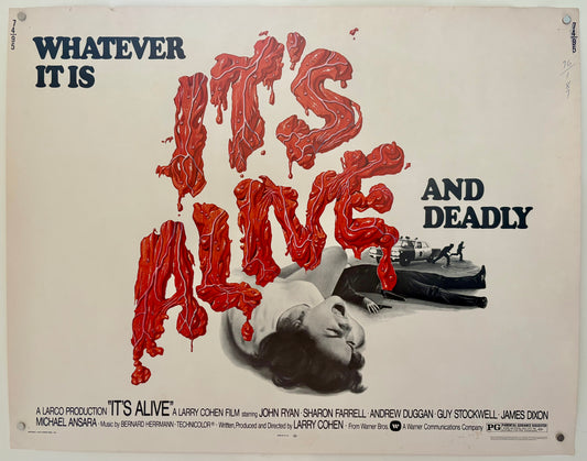 It's Alive (1974) Original US Half Sheet Movie Poster - Larry Cohen