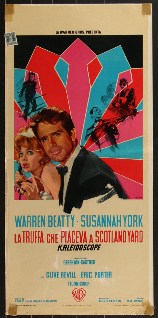 Kaleidoscope (1966) Original Italian Locandina Movie Poster