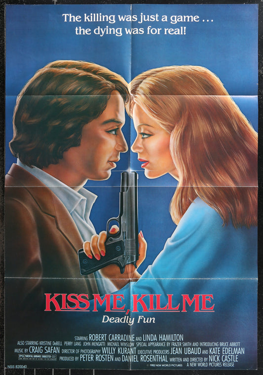 Kiss Me, Kill Me (1983) Original US One Sheet Movie Poster 26¾ x 38½