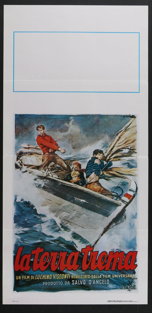 La Terra Trema (2001 RR) Original Italian Locandina Movie Poster