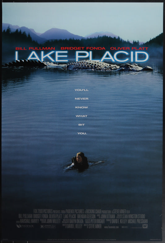 Lake Placid (1999) Original US One Sheet Movie Poster